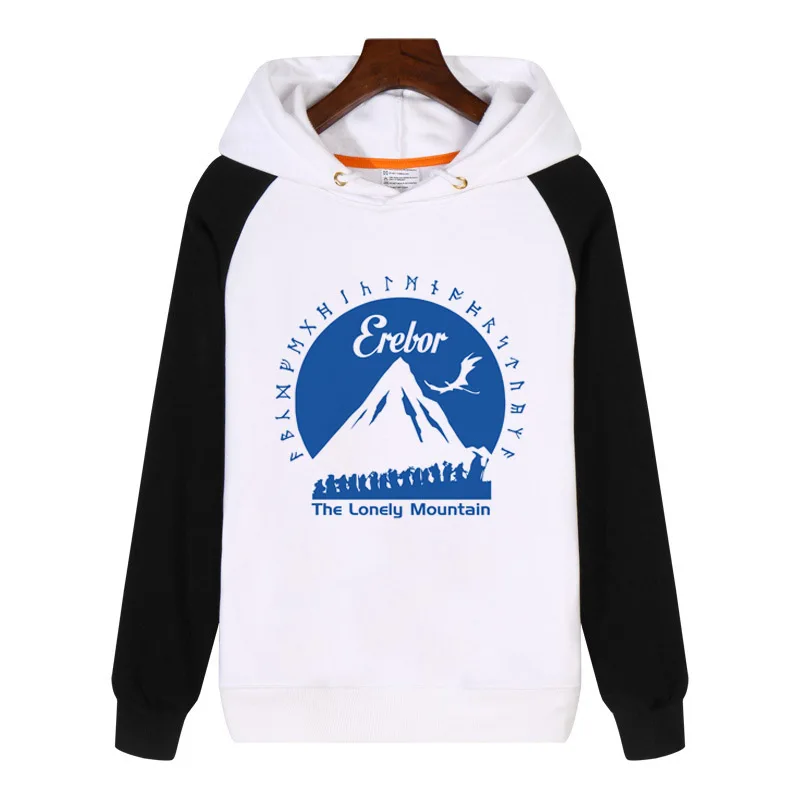 

FOR Erebor LOTR HOBBIT LORD OF THE RINGS Hoodies men women Sweatshirts Streetwear Hip hop Hoody Tracksuit Sportswear GA798