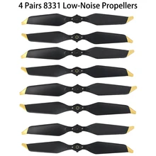 4 Pairs DJI Mavic Pro Platinum 8331 Low Noise Quick-Release Propellers for Mavic Pro Accessories Blades props from Sunnylife