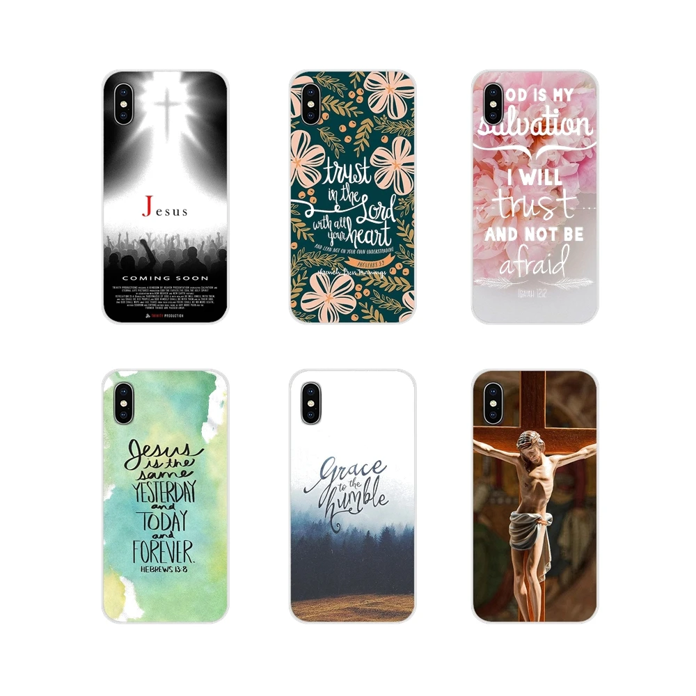 

For Huawei G7 G8 P7 P8 P9 P10 P20 P30 Lite Mini Pro P Smart Plus 2017 2018 2019 Custom Phone Case bible quotes verse Jesus cross