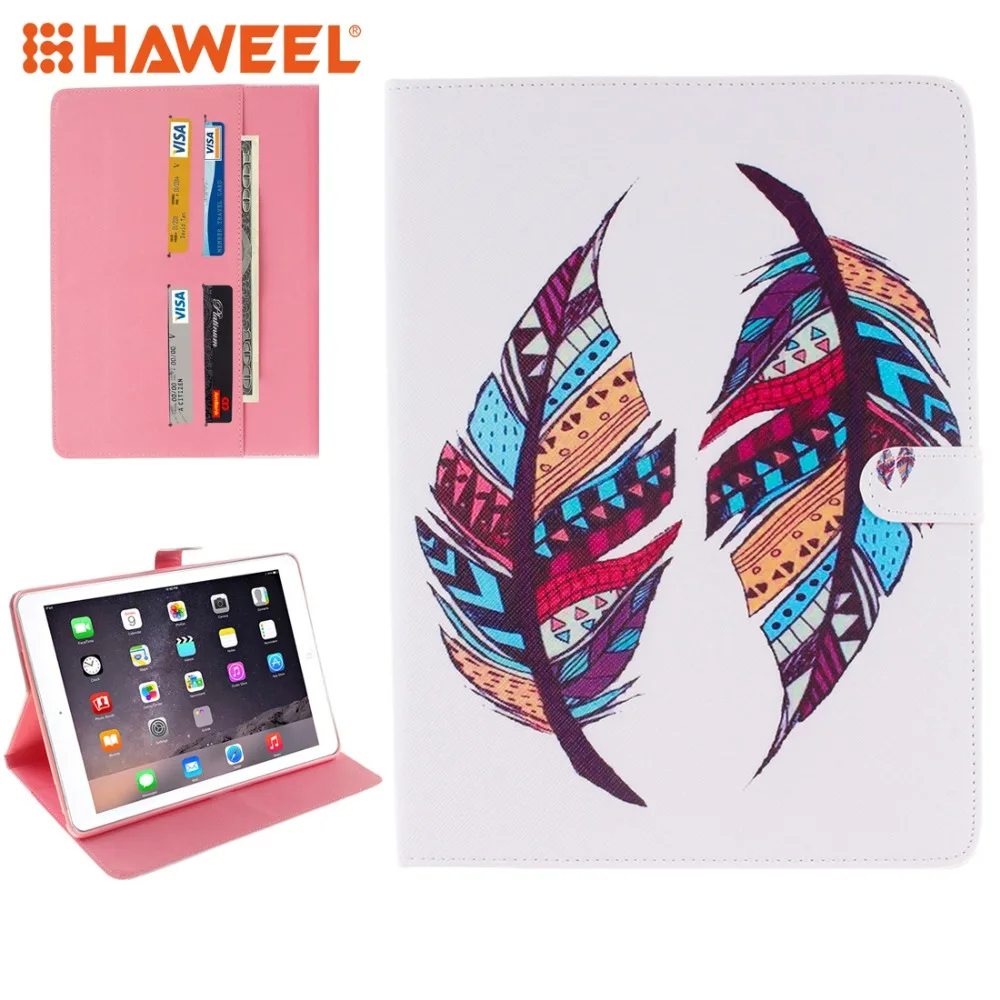 

Haweel Tablet Case For iPad Pro 9.7 inch Beatiful Pattern Horizontal Flip Leather Case with Holder & Card Slots & Wallet