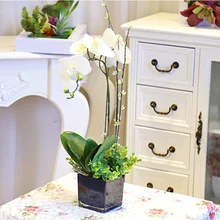 Искусственная композиция цветок орхидеи Бонсай только без вазы