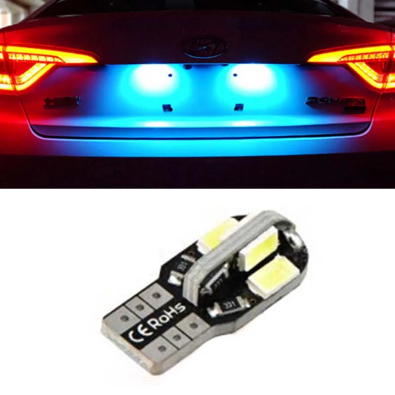 1pcs No Error T10 8LED 5730SMD LED License plate Lights For Chevrolet