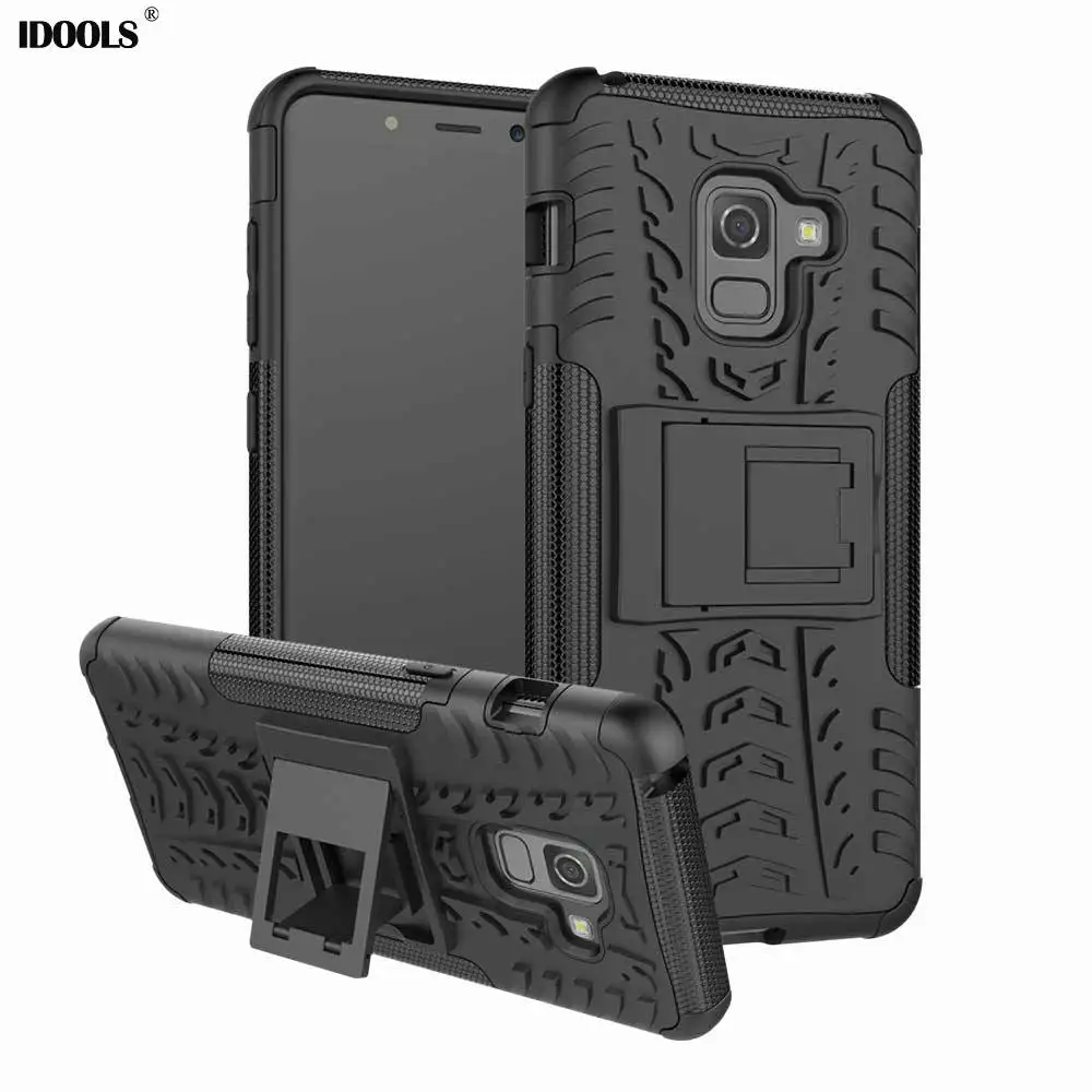 

IDOOLS Case for Samsung Galaxy A8 2018 A530F Shockproof Back Cover Armor Phone Bags Cases for Samsung Galaxy A8 Plus 2018 A730F