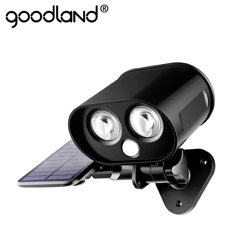

Goodland LED Solar Light Outdoor Owl Solar Lamp Waterproof PIR Montion Sensor Solar Powered Spotlight for Garden Garage Decor