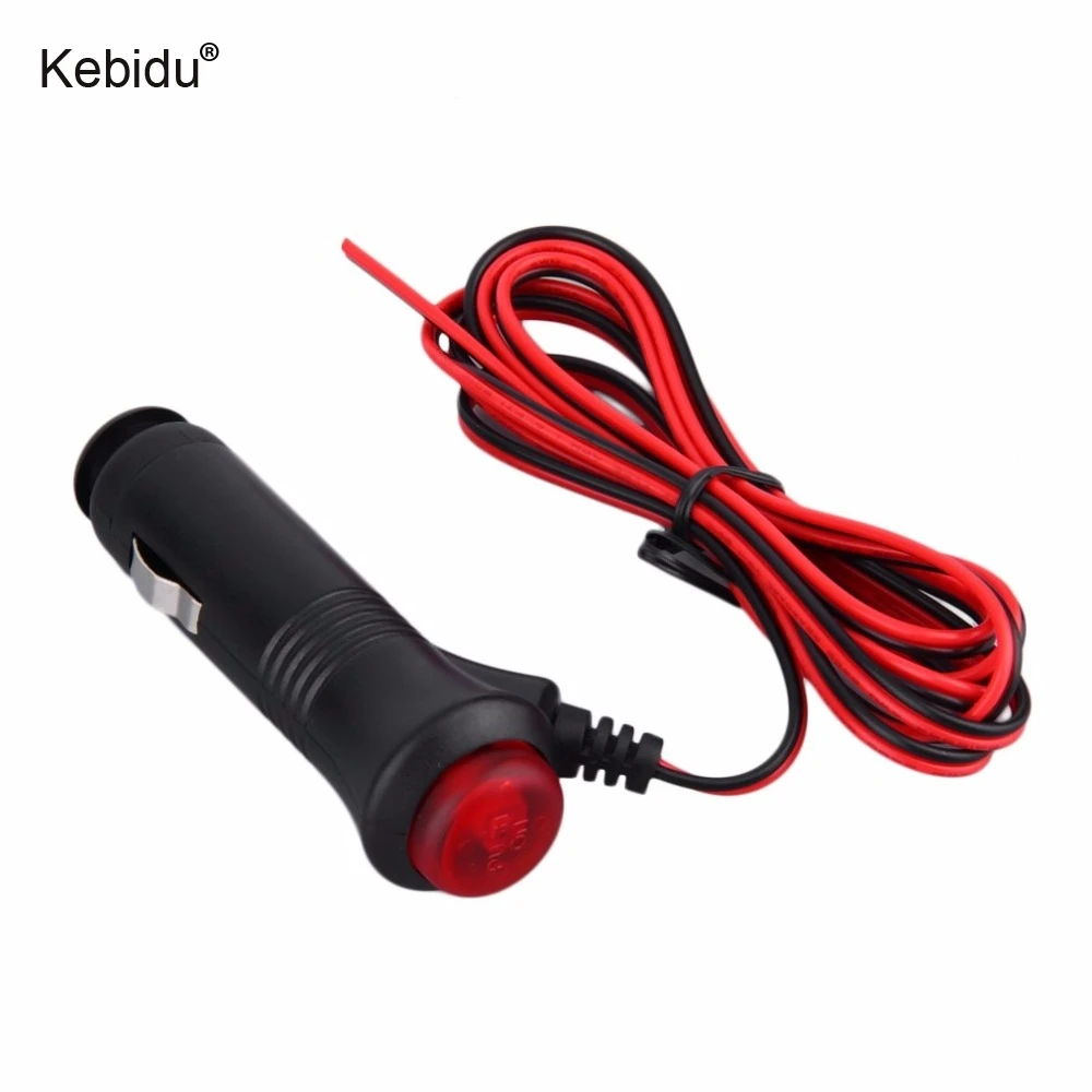 Kebidu 12V 24V Car Cigarette Lighter Socket Splitter Plug Connector