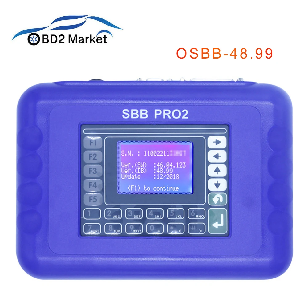 

Auto Key Programmer SBB V48.88/48.99 Auto Key Scanner SBB Pro2 key programmer better than CK100 Zedbull without limited token