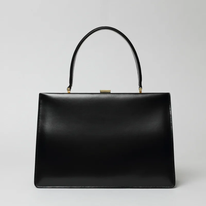 Женская сумка из натуральной кожи в винтажном стиле, кожаная сумка для уличной фотосъемки, винтажная коробка, кожаная сумка, сумки через плечо для женщин, Новинка - Цвет: BLACK