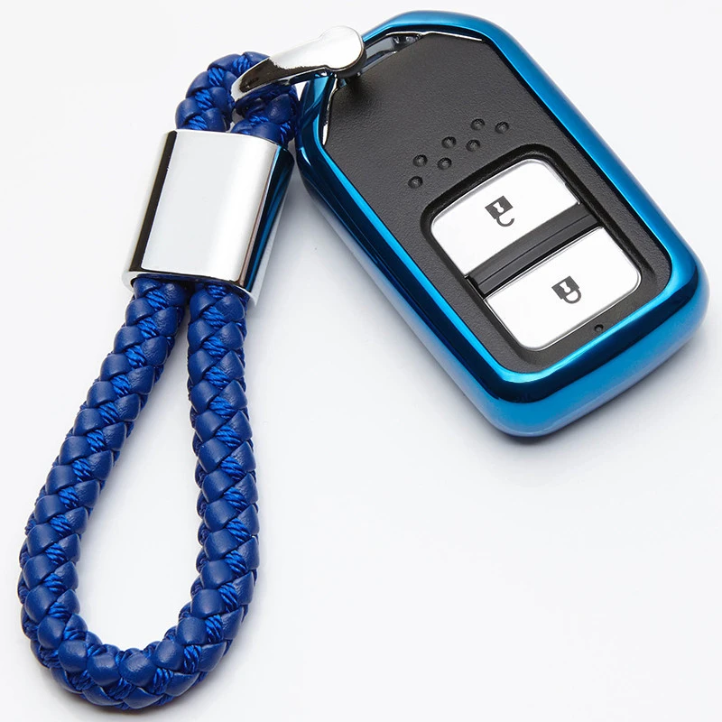 

Soft TPU Car Key Case Cover Shell Protector For Honda HR-V CRV Odyssey Accord 2013-2017 Remote Smart Keyring Car Accessories