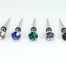 Большой рог 9 мм 32 мм elsin ремень серьги-гвоздики титановые серьги 316L нержавеющая сталь серьги-гвоздики