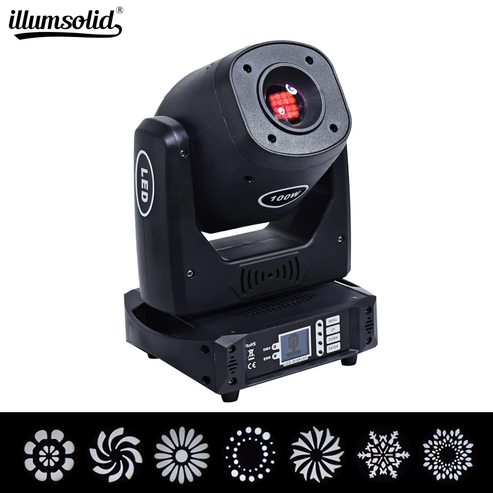 

High power dmx512 moving head beam 100w stage light led dj party lighting