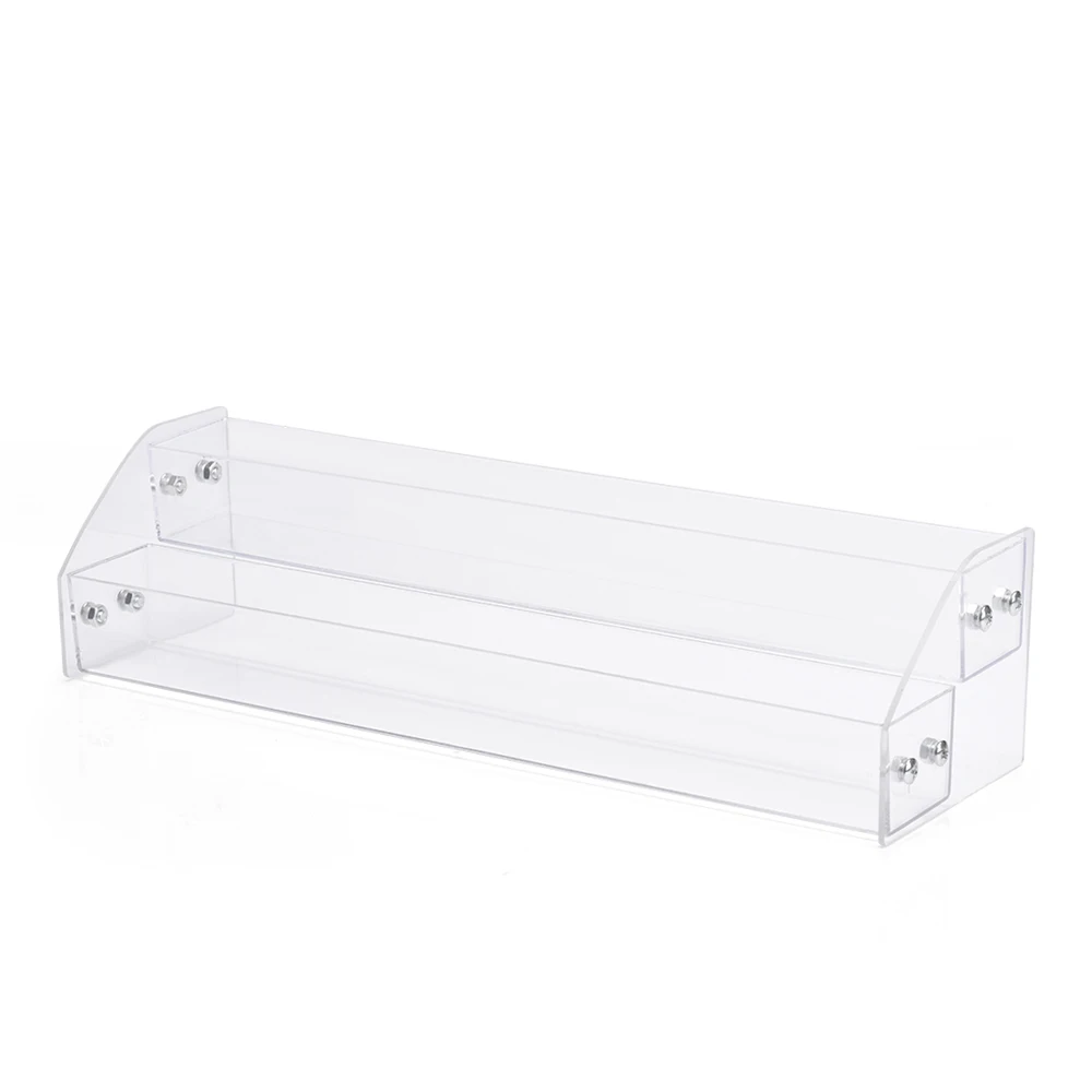 2-5Layer Clear Acrylic Nail Polish Display Rack Gel Varnish Storage Organizer Stand Manicure Tool Nail Art Display Showing Shelf (3)