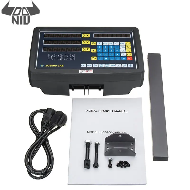 

DANIU Multifunction 2/3Axis Grating CNC Milling Digital Readout Display/ 00-1000mm Electronic Linear Scale Lathe Tool