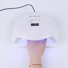 72 W фары для SUN5 УФ лампа светодиодный лампа для ногтей Сушилка для ногтей для всех гелей лак 10/30/60 s таймер для маникюра ЖК-дисплей Дисплей Полимеризации Гель Сушилка для ногтей