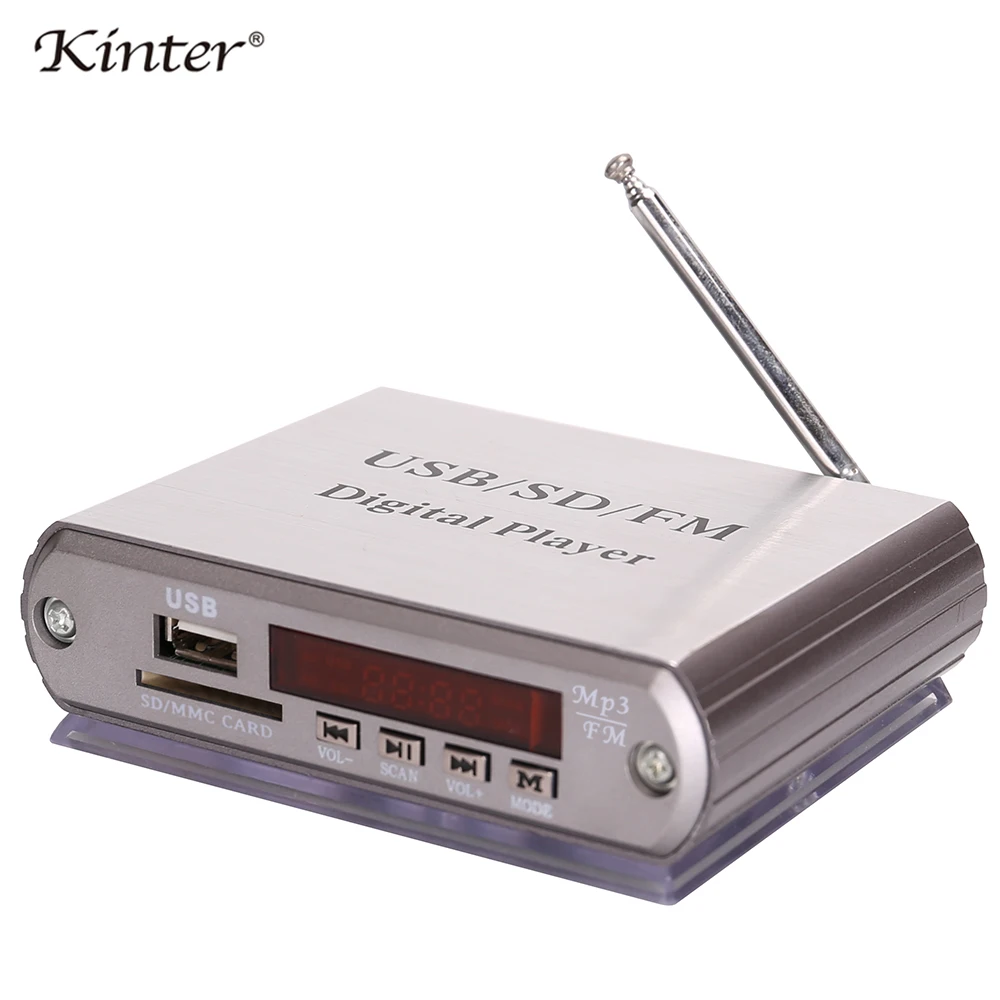 Kinter A5 мини усилители стерео аудио плеер портативный amp ридер с sd usb ввод FM антенна