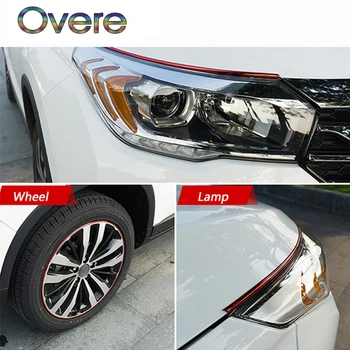 

Overe NEW Car Decoration Strip Trim Stickers Styling For Seat Leon Ibiza Skoda Rapid Fabia Octavia Yeti Audi A3 A4 B8 B6 B7 A6