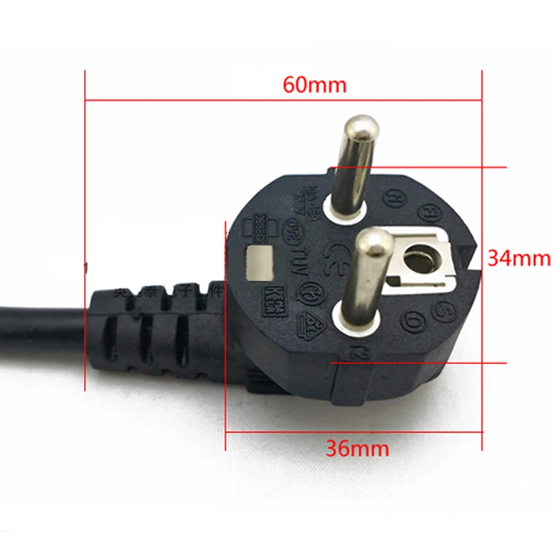 Европейский шнур питания + Портативное зарядное устройство DC 19 V 4.74A 90 W адаптер