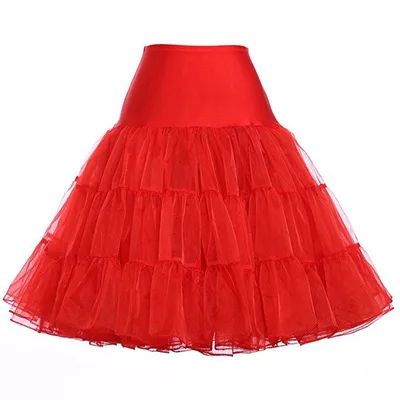Tutu Skirt Silps Swing Rockabilly Petticoat Underskirt Crinoline fluffy pettiskirt for Wedding 2019
