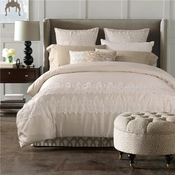 

Seven Piece Luxury Bedding Set Large Size Quilt Cover Sheet Pillow Case Villa Solid Color Simple Bedding Multi-Piece Set