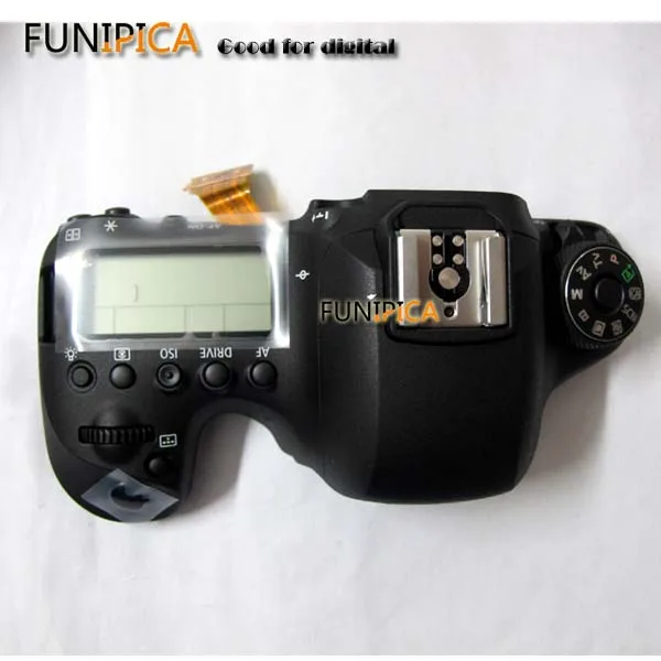 

new original 6D MARK II TOP cover for canon 6D mark ii open unit 6D II Top with key and lcd camera repair part free shipping