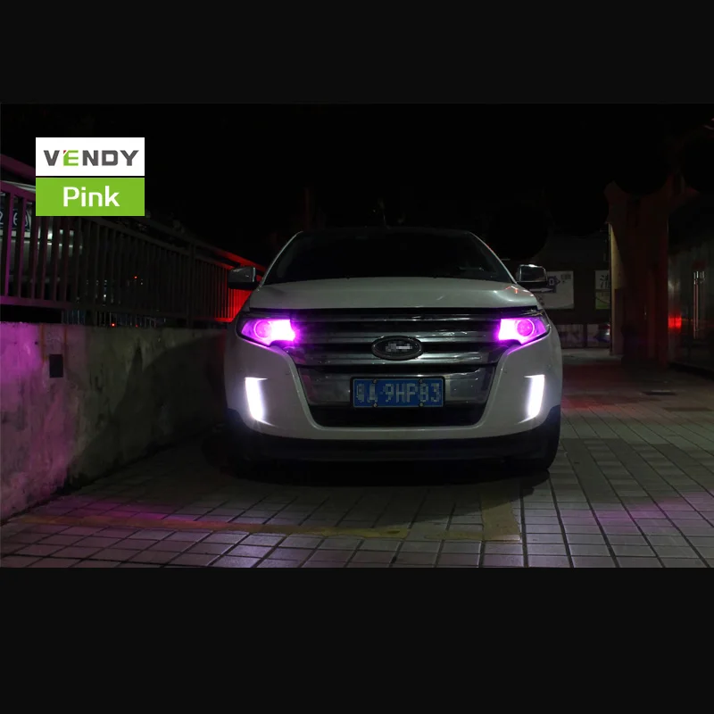 2 шт. W5W T10 2825 Canbus Авто Светодиодный лампочки на подвеску для Suzuki Swift Vitara SX4 Kizashi Wagon Jimny grand vitara самурая - Испускаемый цвет: Pink