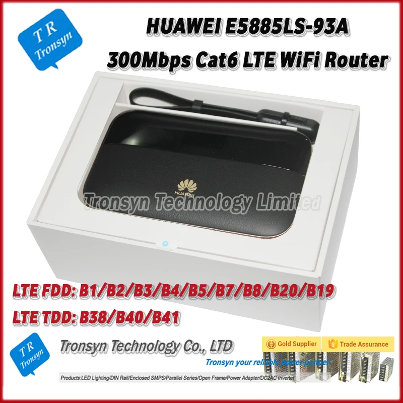 HUAWEI E5885LS-93A 300 Мбит/с 4G LTE мобильной точки доступа Wi-Fi Поддержка B1/B2/B3/B4/B5/B7 /B8/B20/B19