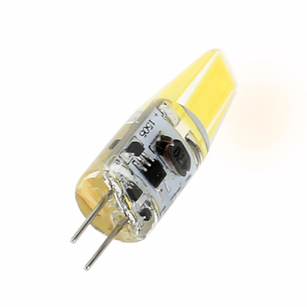 С регулируемой яркостью мини G4 COB светильник 3 Вт 6 AC/DC 12V 3014 SMD силиконовый чехол с