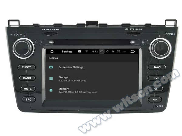Sale 7" Android 8.0 OS Car DVD Multimedia GPS Radio for Mazda 6 2008-2012 with External OBD2 Adapter Support & Optional ADAS Function 5