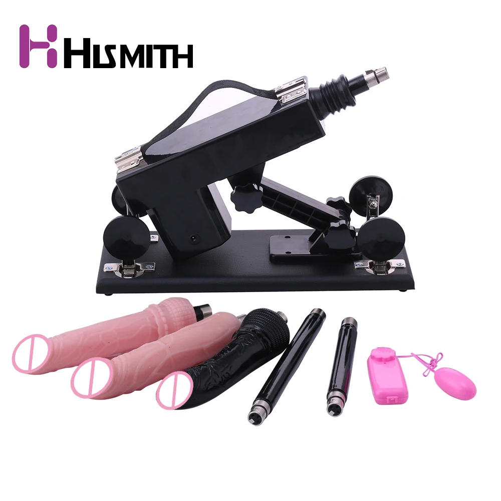 HISMITH Automatic Sex Machine Retractable Sex Pumping Gun Female Masturbation Machine Dildo Vibrator Adult Sex Toys For Women HISMITH Automatic Sex Machine Retractable Sex Pumping Gun Female Masturbation Machine Dildo Vibrator Adult Sex Toys For Women