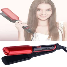 Выпрямитель для волос с ЖК-монитором и дисплеем 230-455, выпрямитель для волос, плоский утюжок, многофункциональный ферритовый магнит, завивка