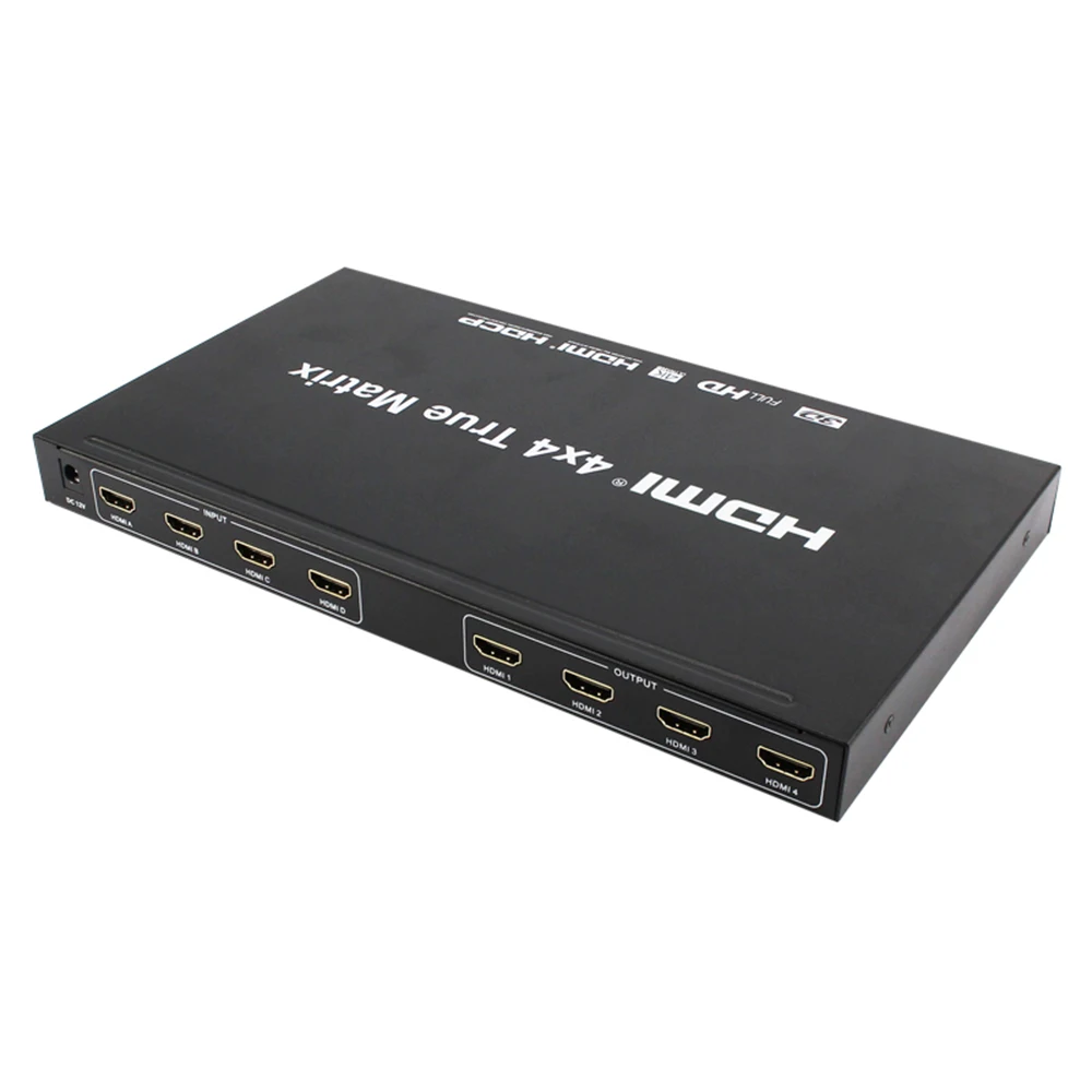 KVM HDMI коммутатор 4 в Выход HD видео переключатель версии 1 поддерживает 4K 2K 3D TV