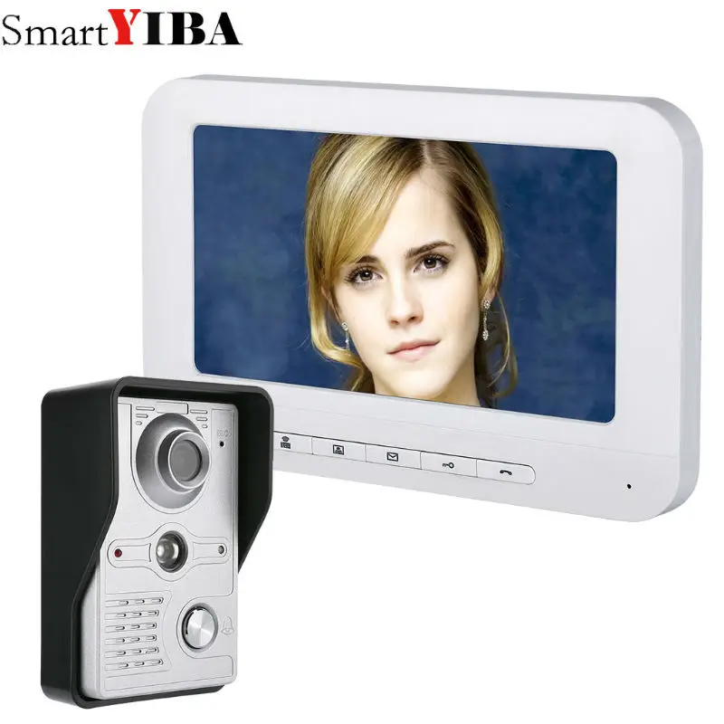 SmartYIBA дом Вилла аудио визуальный домофон система доступа " видео дверной звонок домофон комплект IR-CUT HD 700TVL камера домофон