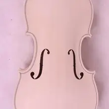 1x белая скрипка незавершенная скрипка Пламя клен 4/4 Высокое качество Новинка#2037