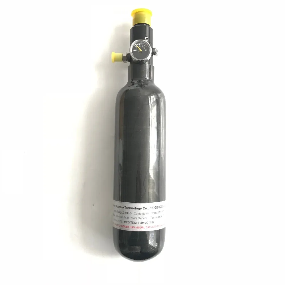 AC303561 High Quality 0.35L 4500psi 300bar Mini Air Tank Pcp Gun Popular Paintball Tank With Regulator Drop Shipping Acecare -R AC303561 High Quality 0.35L 4500psi 300bar Mini Air Tank Pcp Gun Popular Paintball Tank With Regulator Drop Shipping Acecare -R