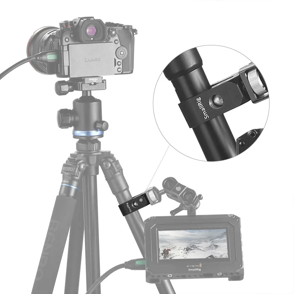 Super de Smallrig Localiza o Braço 10-55mm com 1 4 e Furo de Localização de Arri para o Trilho da Otan Braçadeira Arri Mágico Monitor Luz Haste-2220 - Que - Image 5