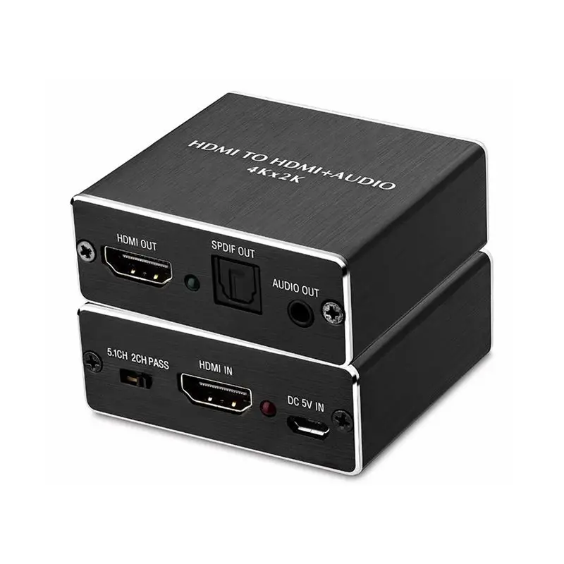 Hdmi аудио экстрактор HDMI к и оптический TOSLINK SPDIF + 3 5 мм стерео конвертер E| |