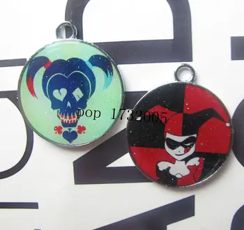 

Mix 50 pcs Cartoon Harley Quinn Charm Pendants DIY Jewelry Making WE-52