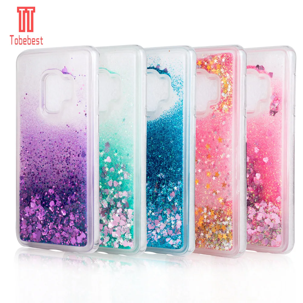 Liquid Glitter Case For Samsung Galaxy S9 S9 S8 S8 S7 S6 S5 Edge Plus Dynamic Quicksand Star