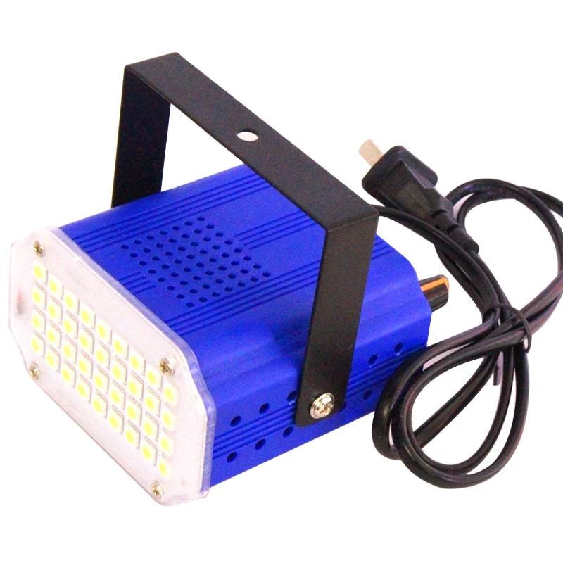 

36 /48 leds sound control led colorful/ White Stage Light Disco Strobe Light Flash Light Club Stage Lighting Effect EU/US Plug