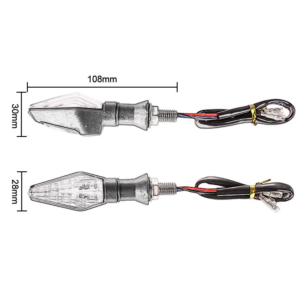Аксессуары для мотоциклов светодиодный указатель поворота янтарный индикатор лампа-мигалка для KTM 200EXC XC SUZUKI HAYABUSA GSXR1300 SV1000