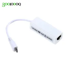 Micro USB 2,0 к RJ45 Ethernet LAN Сетевой адаптер для Windows Android ПК ноутбук планшет RD9700 IC H07