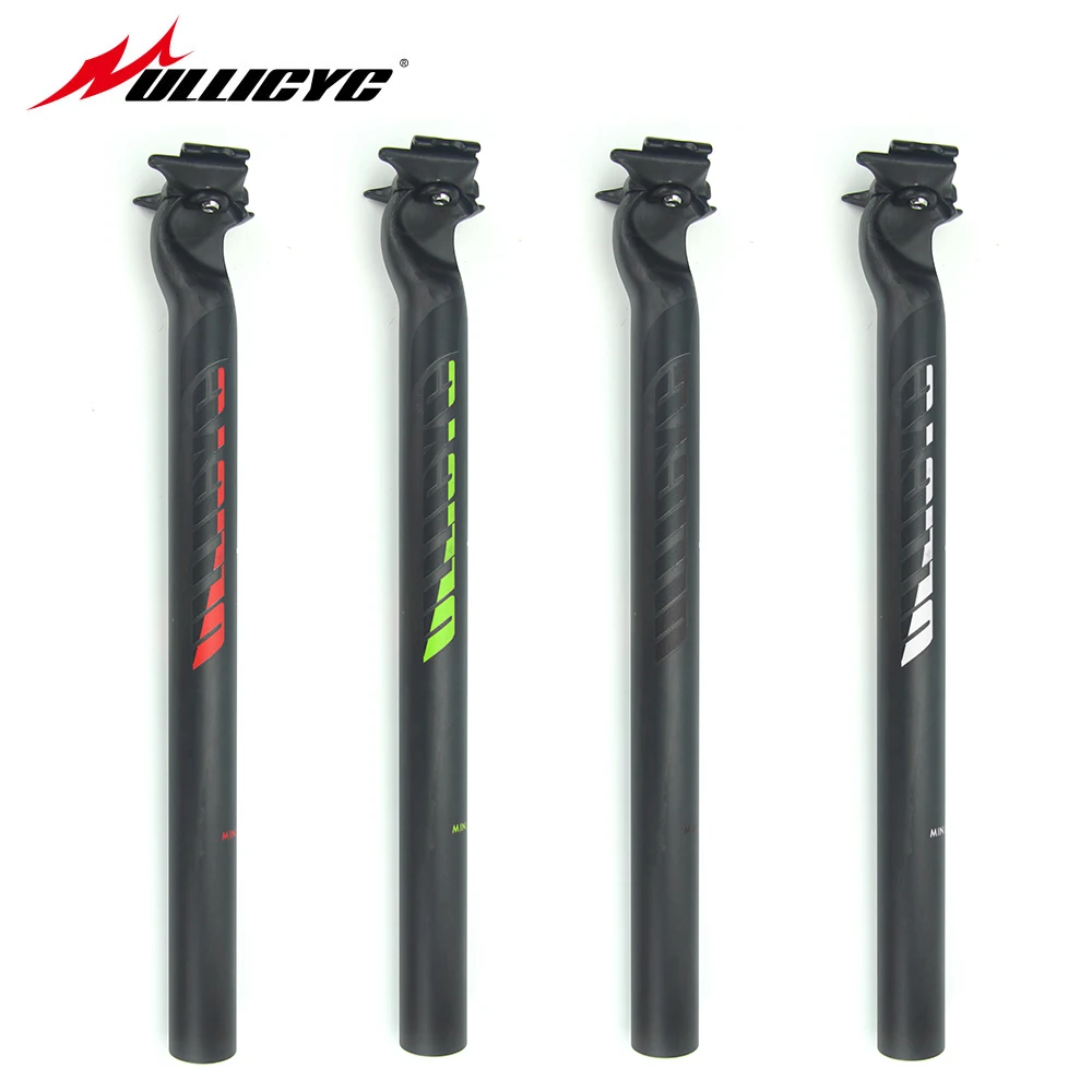 

Ullicyc Full Carbon Fibre Mountain/Road bike Seatpost UD carbon Carbon Bicycle Parts 45degree Offset 27.2/30.8/31.6*350mm HD100