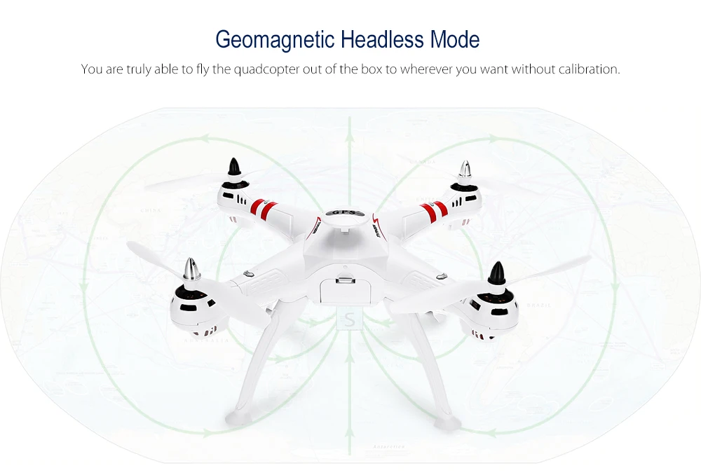 Профессиональный радиоуправляемый Дрон BAYANGTOYS X16 бесщеточный gps RTF геомагнитный Безголовый режим удержания высоты дистанционного управления Квадрокоптер дроны
