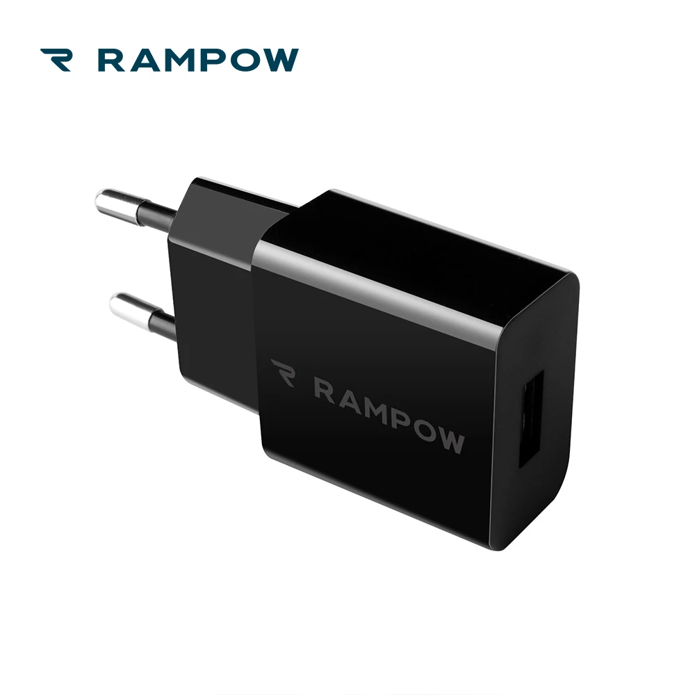 

RAMPOW 10.5W USB Charger for iPhone X Fast Charging 1-port 5V/2.1A Travel Wall Charger for Huawei P20 for Xiaomi mi 8-EU Plug