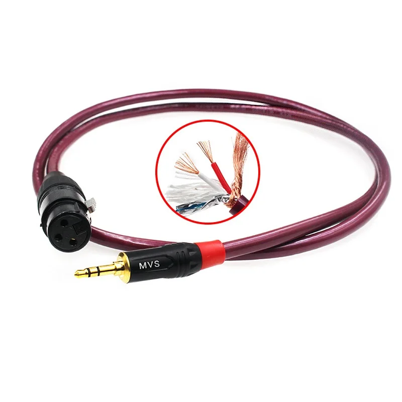 3Pin XLR аудиокабель с разъемом мама под прямым углом 3 5 мм 1 м для аудио микрофона