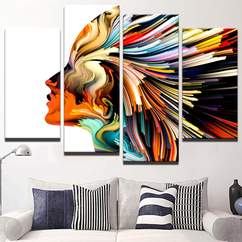  Modern  Canvas Painting Wall Art  Picture Frame 4 Pieces 