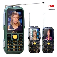 Dbeif D2016 волшебный голос двойной фонарик fm 13800 мАч MP3 MP4 Power Bank antenn аналоговый ТВ прочный мобильный телефон сотовый P242