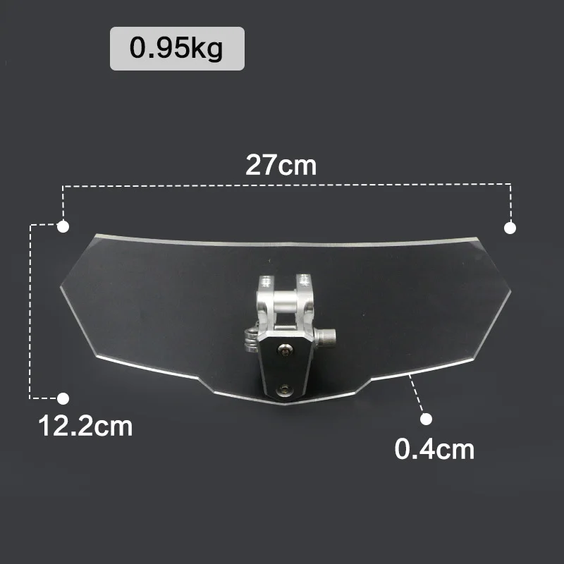 Части мотоцикла регулируемый держатель на лобовое стекло расширение спойлер ветровое стекло воздушный дефлектор для мотоцикла высокого качества
