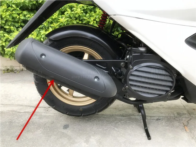 Глушитель для Honda AF54 AF55 AF56 AF57 AF58 AF59 AF61 AF62 AF67 AF68 SCOOPY ZOOMER|muffler cover|motorcycle scooter exhaustscooter