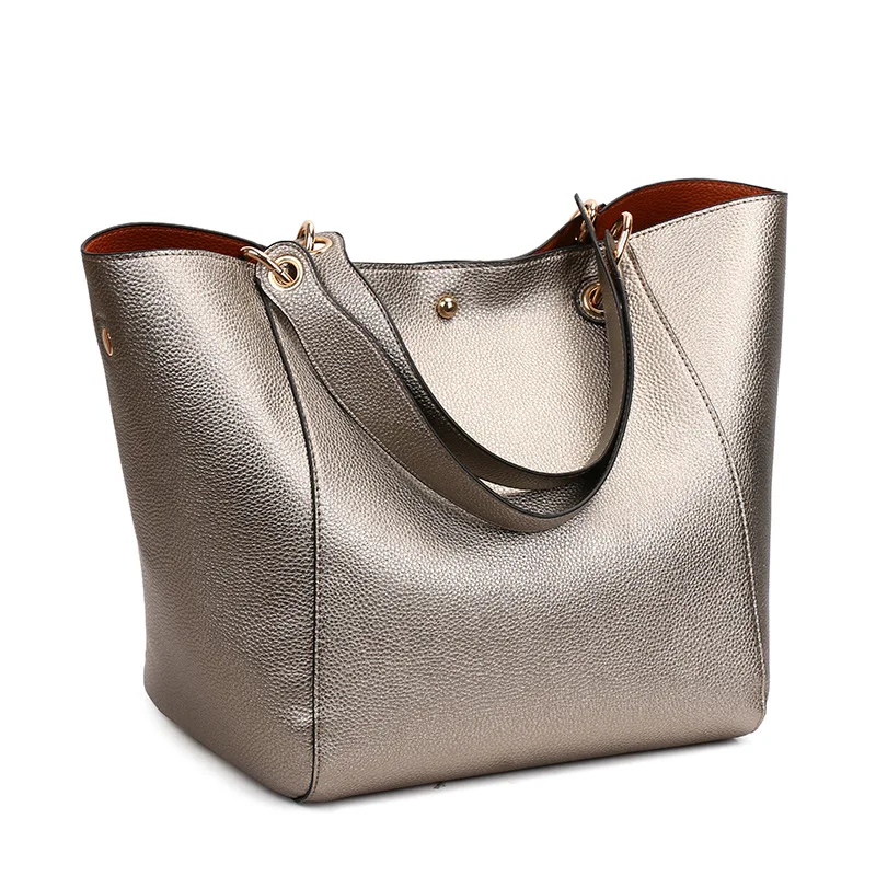  2018 Luxury brand Big Size Vintage PU Tote Handbag Women's Casual Large Capacity Shoulder Bag Girl  - 32878824804