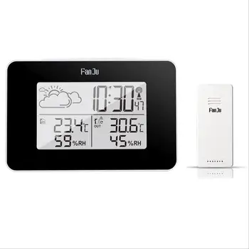 

2020 New Multifunction LCD Electronic Temperature Humidity Meter Digital Thermometer Alarm Clock Weather Station Indoor Outdoor